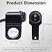 Motorcycle Handlebar Switch 12V, Waterproof Motorcycle Light Toggle Switch, Aluminum Alloy ATV Light ON Off Switches, for Motorcycle ATV UTV Scooters, Fits 7/8