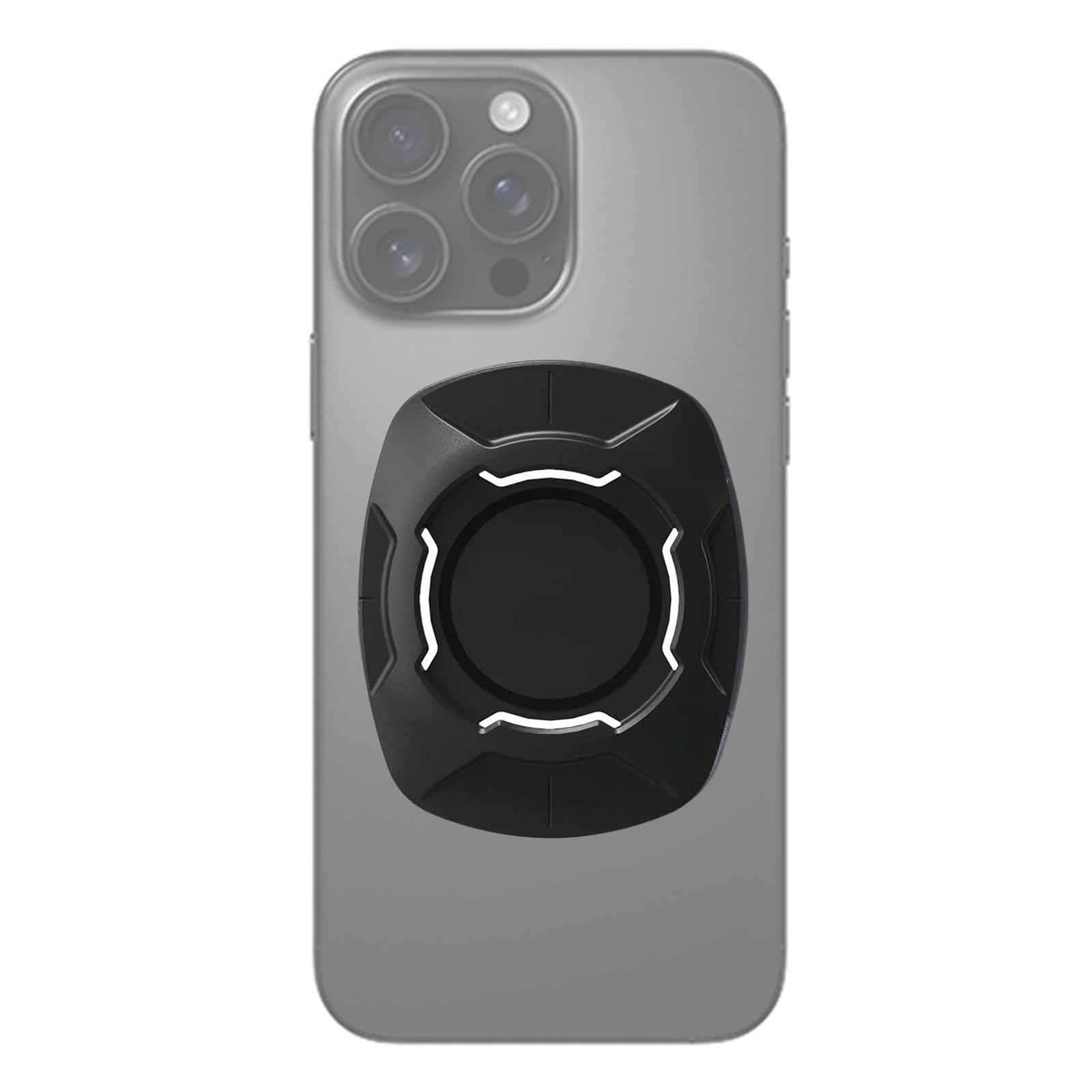 Universal Adapter Kompatibel mit für Quad Lock Quickmount Halterung für Smartphone Motorrad Fahrrad Auto Zubehör Langlebige und sicher Smartphone Halterung (Schwarz)