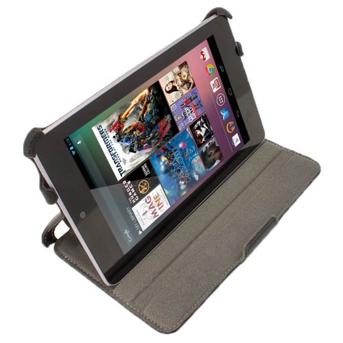 Igadgitz Nero Eco Pelle Custodia Case Cover