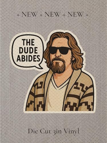 The Dude Abides Vinyl Sticker