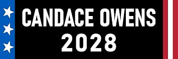 Candace Owens 2028 Sticker Candace Owens for President Sticker