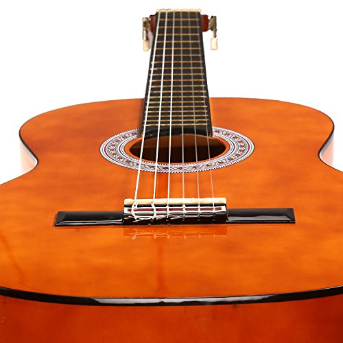 Image of Juarez 39C /N Classical Guitar Full Size Deluxe Nylon Strings, Natural Gloss Finish