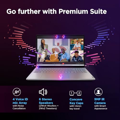 Lenovo Yoga Pro 9 Intel Evo Core Ultra 9 185H Built-in AI 16"(40.6cm) 3.2K IPS 165Hz Touchscreen Laptop (32GB/1TB SSD/NVIDIA RTX 4050 6GB/Win11/MSO... - Image 5