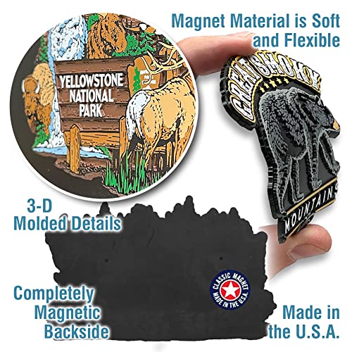 Imán Decorativo Classic Magnets Gatlinburg Black Bear miniatura 3