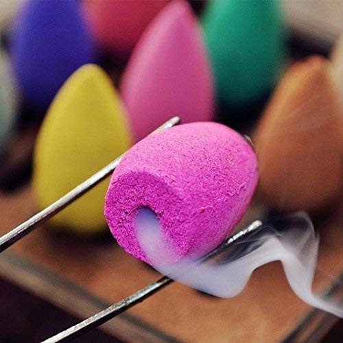 Amazon - Branded बैकफ्लो धूप कोन्स  / Backflow dhoop Incense Cones Multicolor Sented Pack of 151 BF-196