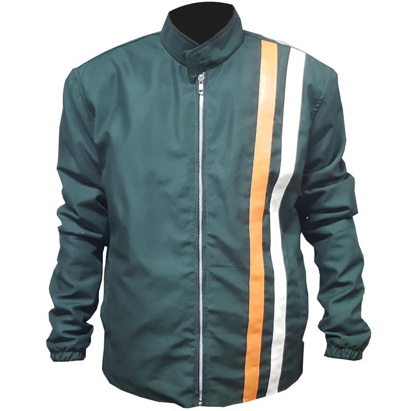 The Boys Hughie Green Cotton Campbell Jacket - Jack Quaid Striped Jacket