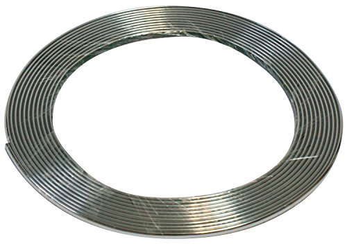 Cora 000120711- hilo inalámbrico decorativo adhesivo cromado, 3,5 mm x 5 m