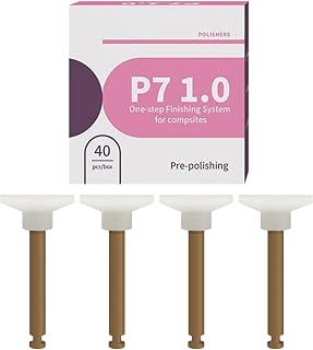 40pcs Dental Disposable Polishing Cups/Points/Discs, Dental Composite Polishing RA Shank for Teeth Sanding (Cups)