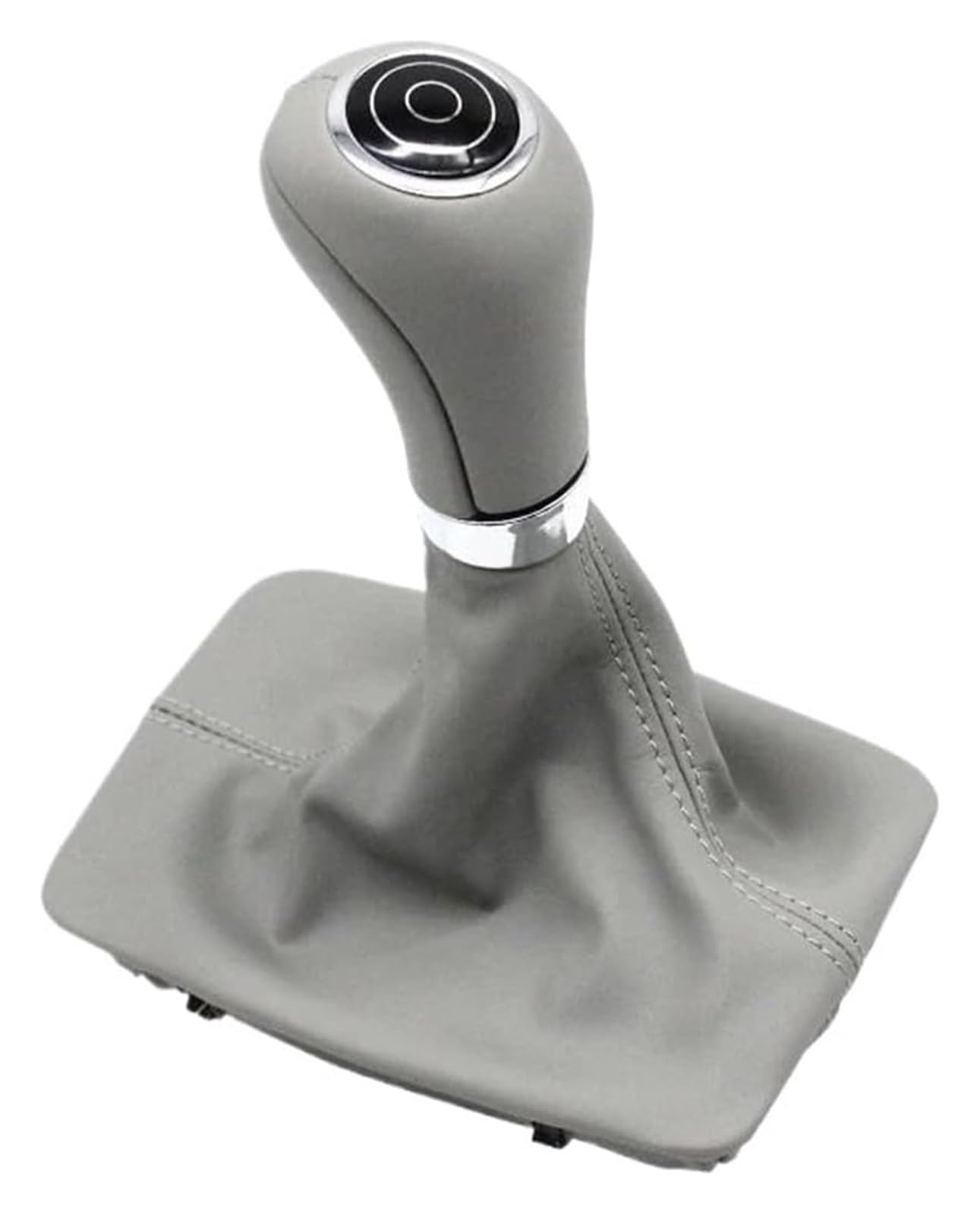 Fncvtm Grey Car Gear Knob For Benz E C Glk Class Amg W204 X204 C204 C300 W207 W212 Automatic Car Gear Shift Knob Lever Leather Shifter Boot