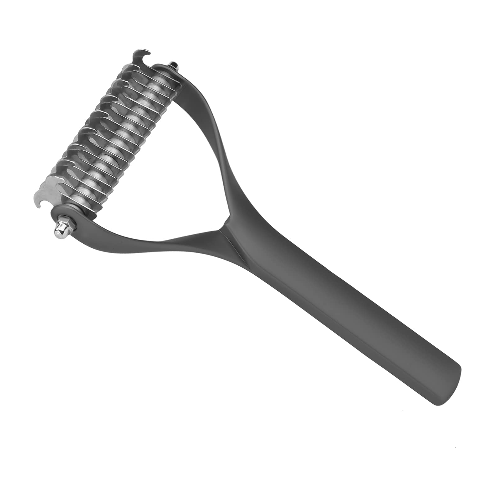 Pet Grooming Tool, Pet Grooming Supplies, 2 Sided Undercoat Rake, Dogs and Cats Shedding Comb and Dematting Tool for Mats and Removing (Large)