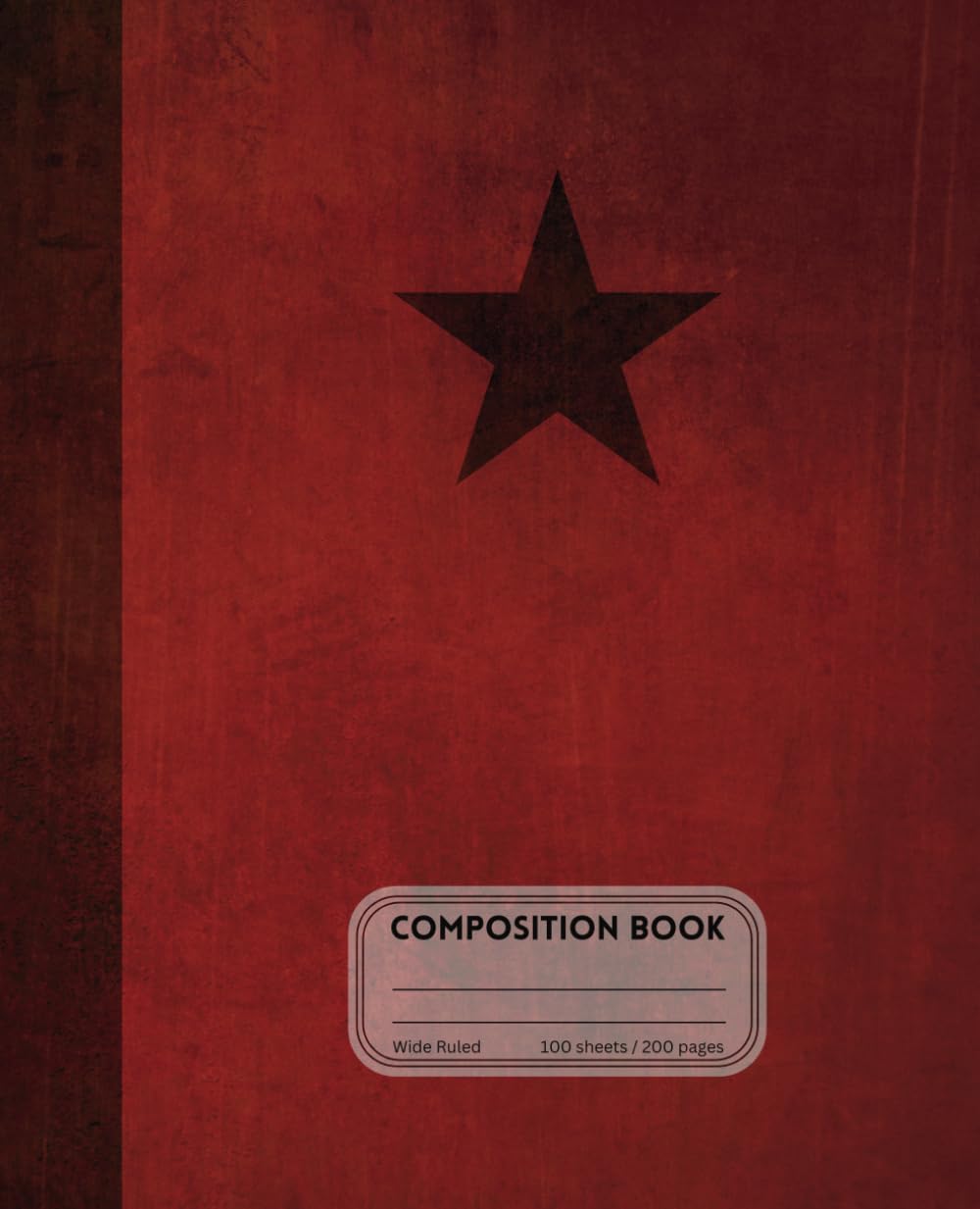 Composition Notebook: Wide Ruled, Winter Soldier Vintage Style, Hydra Theme - 200 pages: Lined Notebook for Journaling, Work, School, College, Personal Projects, To Do lists, and more
