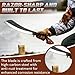 Golden Bird Parang Machete Knife - 9.5 Inch Heavy Duty Machete for Cutting Trees, Gardening, Bushcraft, Survival, Outdoor Hunting and Camping - Full Tang with Wooden Sheath - Yard Work Tool