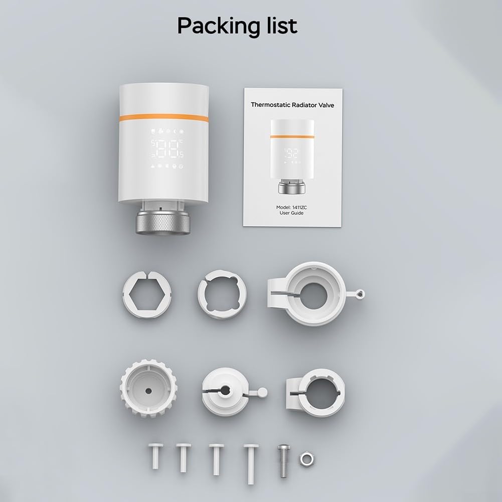Smartes Heizkörperthermostat-Starter-Set, für Tuya Smart WIFI Thermostatventil, Smart-Heizventil, Fernbedienungen, App