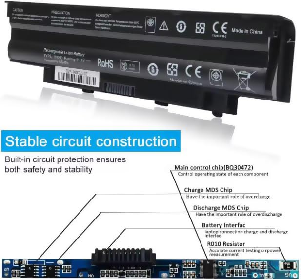 PROCARE Laptop Battery Compatible for Dell Vostro 2420, 1540, 1440, 3555, 1450, 2520, 2420, 3750, 3550, 3450, 1550, 1540, (J1KND) - Image 5
