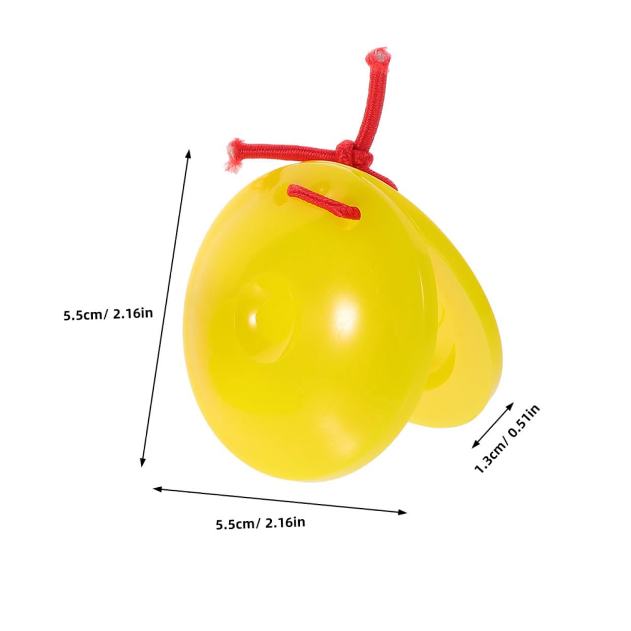 BRIGHTFUFU 5pcs Finger Castanets Safe Musical Rhythm for Early Education Classroom Activities and Music Therapy Sessions Smooth Edges for