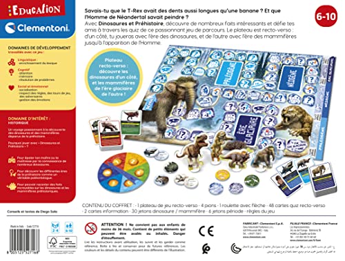 Jeu de quiz : Dinosaures et préhistoire Clementoni Jeux - vue 4