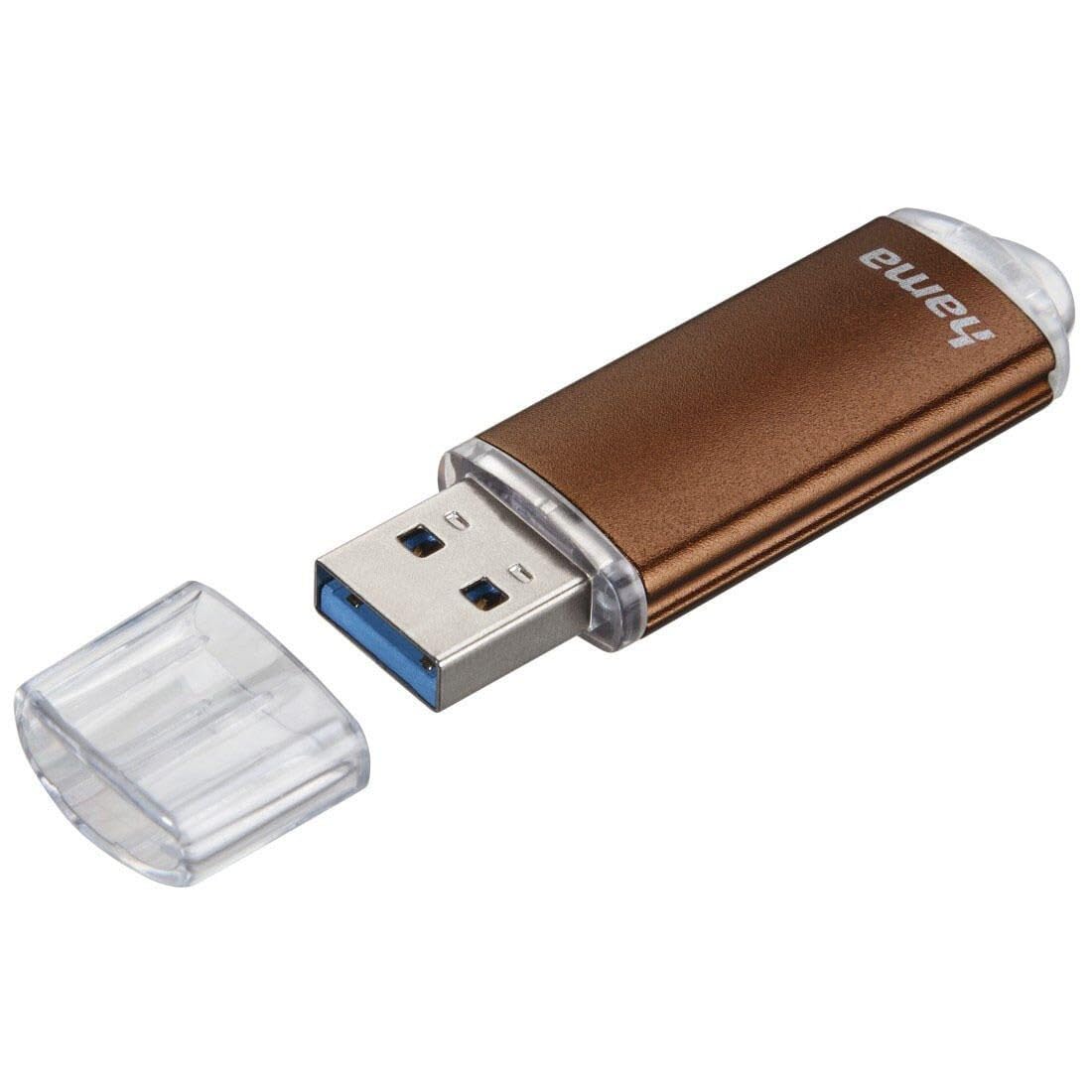 Hama Laeta FlashPen USB Stick USB 3.0, 16GB, 40MB/s – Brown Brown Brown 256 GB