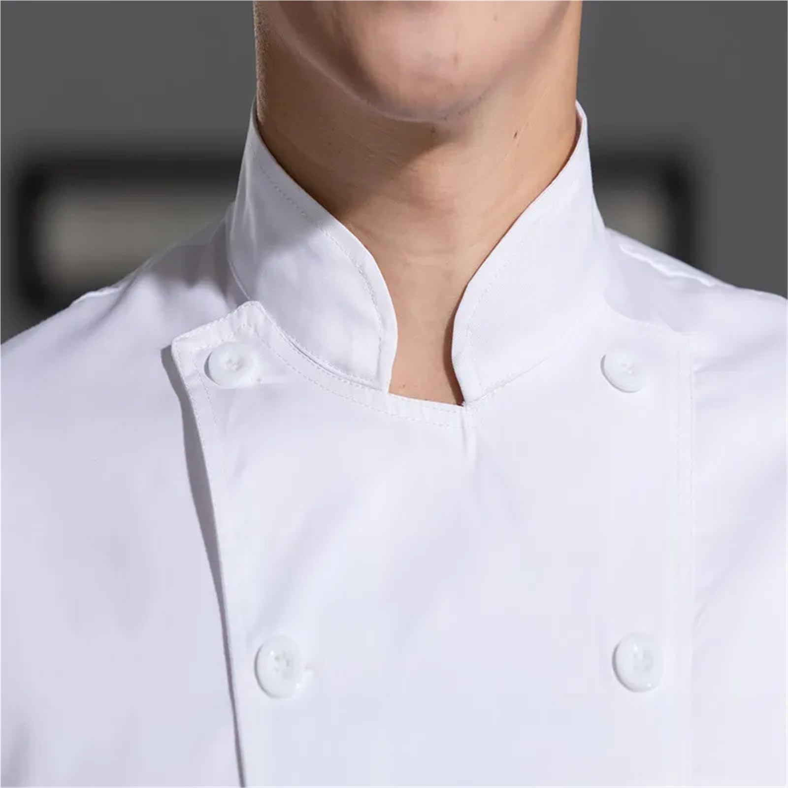 Divisa da cuoco Camicie da cuoco Tuta cucina a maniche corte Abiti lavoro Hotel Ristorante Mensa Costume Camicia Uomo Donna per chef
