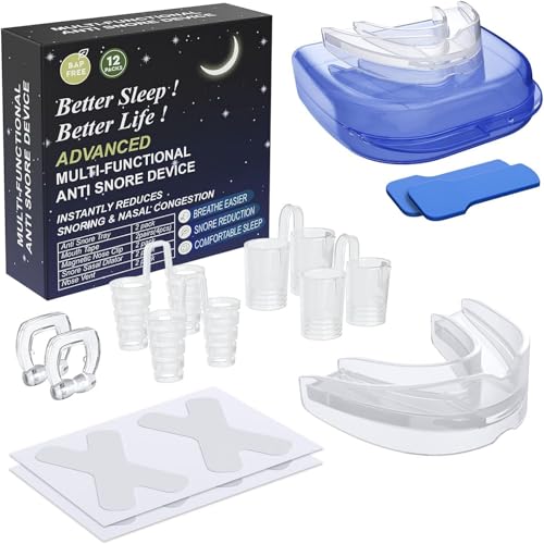 12 Pack Anti Snoring Silicone Nose Clips