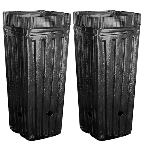 Treepot Para Vivero Profundo - 7.87 Pulgadas De Alto | Contenedor De Plántulas Largas 20 Piezas | ABS Contenedor Para Planta De Flores De Plántulas Altas | Jardinera De Jardín Exterior Para