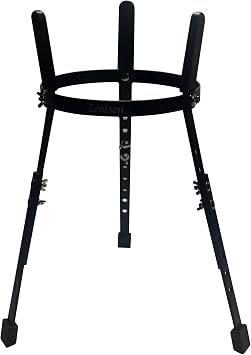 Zension Double Conga Stand for 10 & 11 Congas Tumba Quinto Heavy Duty Adjustable Height