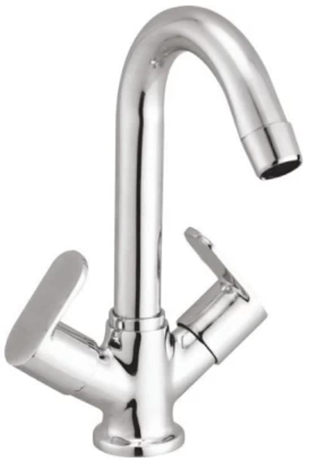 FOLX FBA96 Table Top Brass Centre Hole Basin Mixer for Bathroom Wash Basin, Perfect for Hot & Cold Water Both (Droop)-image-41