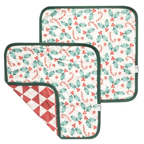Image of Copper Pearl Baby Security Blanket Set of 2 - Portable Size for Self-Soothing On-The-Go, Ideal Baby Blankets for Boys and Girls, Ultra-Soft, and Gift-Ready Loveys - Holly