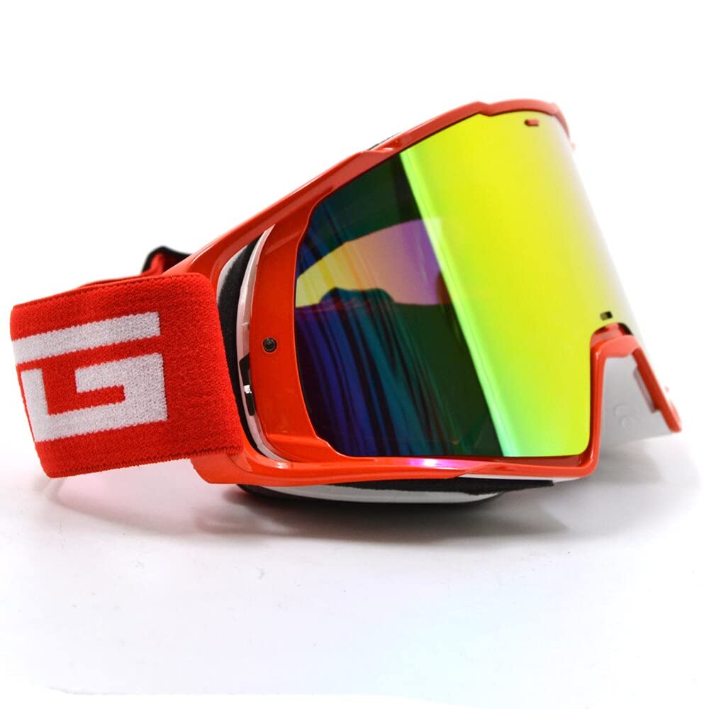 Occhiali da motocross Occhiali Antivento Per Casco ATV DH MTB Dirt Bike Occhiali da moto (Colore: Modello 2)