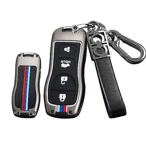 Coque de clé Nissan et Infiniti alliage noir protection télécommande pour le quotidien