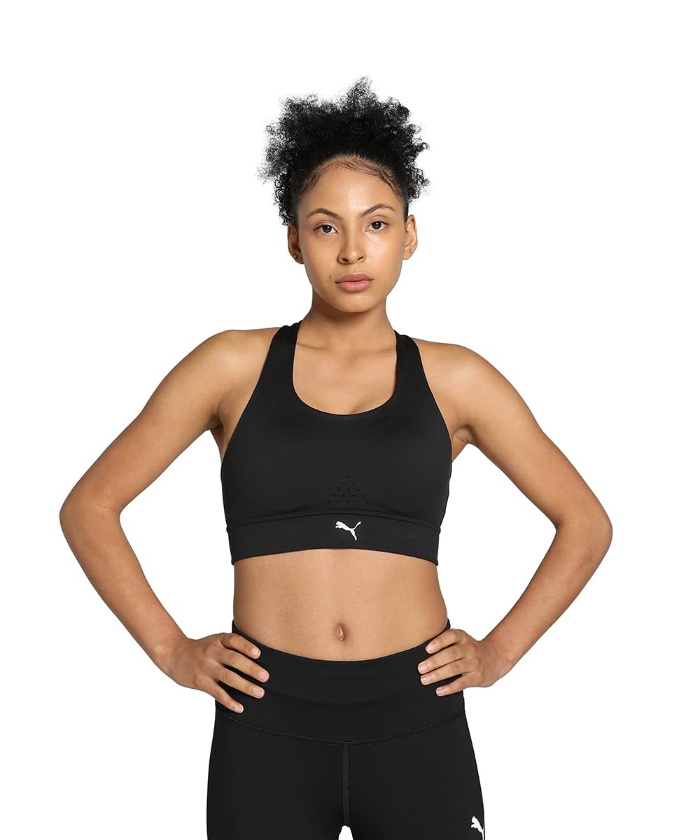 PUMA Damen PWRbreathe Lauf-BH M Black