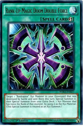 YU-GI-OH! - Rank-Up-Magic Doom Double Force - WIRA-EN027 - Rare - 1st Edition (WIRA-EN027) - Wing Raiders - 1st Edition - Rare
