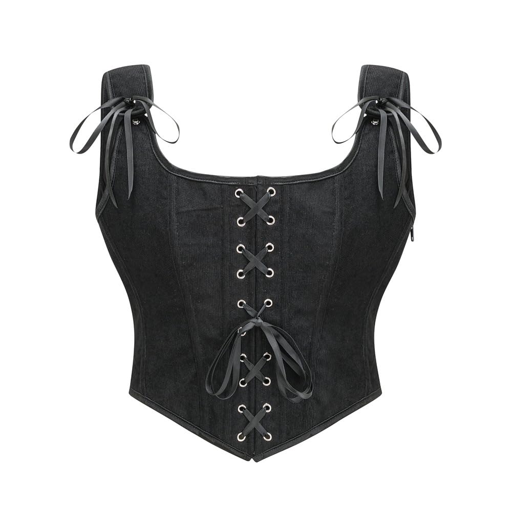 Women’s Waist Tube Corset | Short Waist Strap Vest Corset | Body Shaping Slim Fit Bustier-picture-37