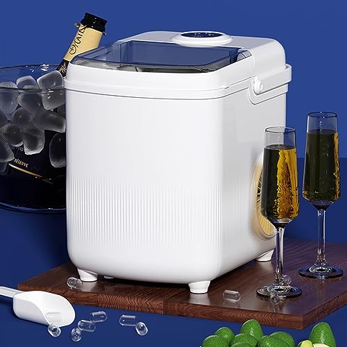 Máquina para hacer hielo de mostrador, 9 cubos en 9 minutos miniatura 7