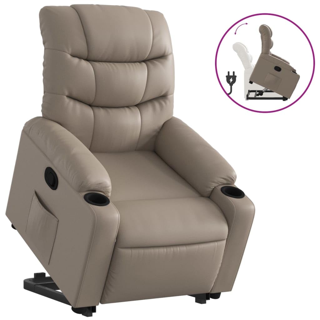 Fotel wypoczynkowy z poduszką do spania z poduszką w stylu retro z poduszką w stylu cappuccino-braun na ubrania do sypialni