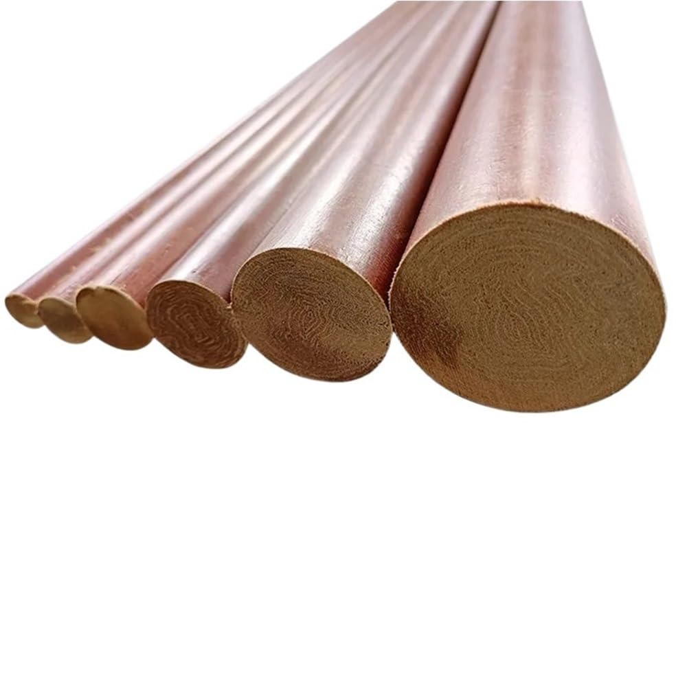 2 Stück 0,5 m lange Hochleistungs-Laminatstangen, Phenolmaterial-Zusammensetzungsstab for den Ingenieurbereich(25X500mm)