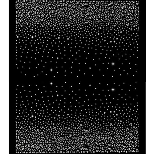 12 Sheets Iron on Rhinestone Sheets for Heat Press | Hotfix Rhinestone...