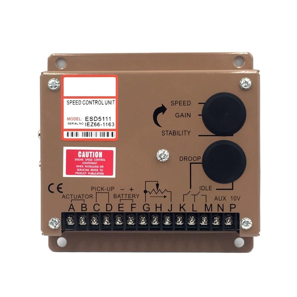 ESD5500 ESD5500E ESD5550E ESD5111 ESD5220 ESD5131 ESD5120 ESD5221 Diesel Engine Speed Control Unit Governor for Diesel Generator Automatischer (Color : ESD5111)