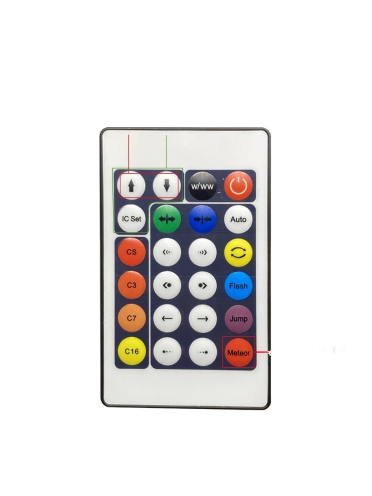 Stringa di luci in pelle colorata magica con filo di rame da 5V, 10 USB | metri, può supportare il telecomando a 24 tasti, controllo tramite connettore, stringa di luci in pelle colorata magica da 5V