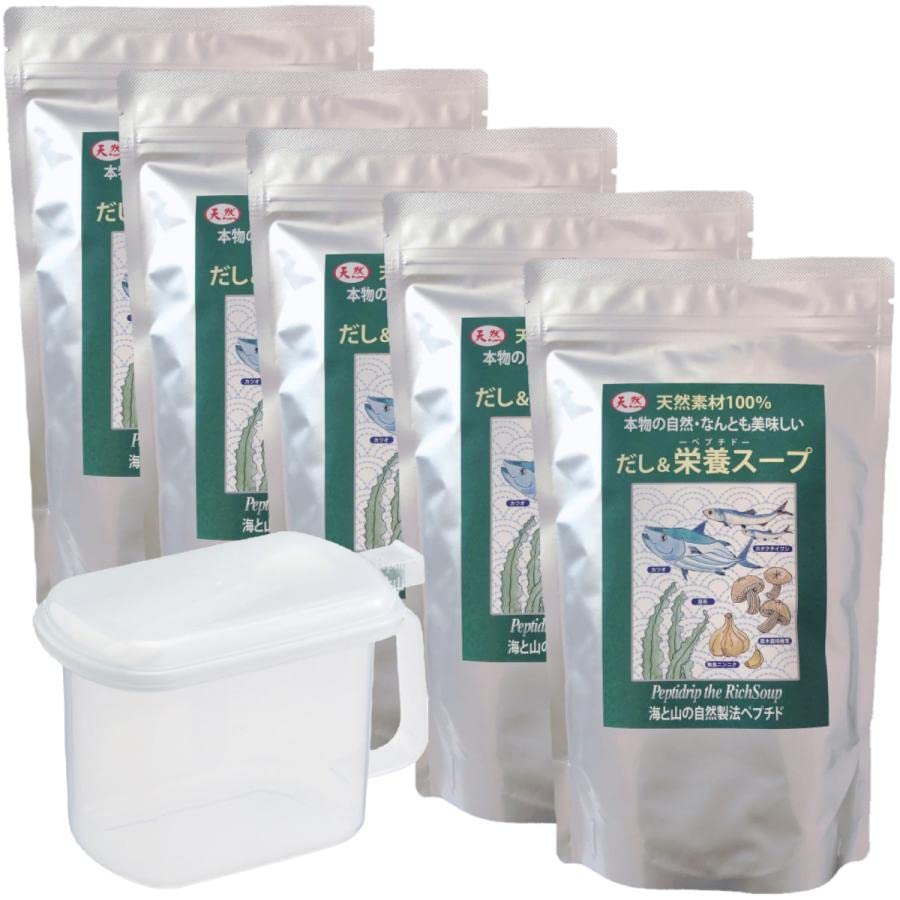 天然ペプチドリップ だし&栄養スープ 500g 8包 楽天市場】【送料無料】【天然ペプチドリップ だし&栄養スープ
