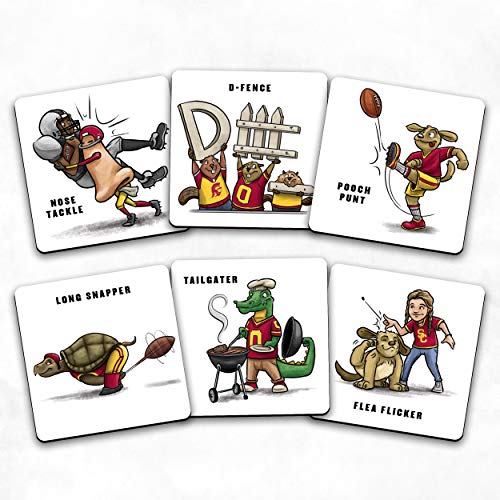 Image of YouTheFan NCAA Officially-Licensed Memory Match Game - Humorous, Team-Specific, Original Hand-Drawn Artwork, Fun for the Whole Family, for Fans Young and Old