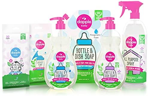 Dapple Baby Breast Pump Wipes - (3 Pack) 25 Count - Fragrance-Free, Plant-Powered & Hypoallergenic - Removes Milk Residue - Diaper Bag Essentials — view 8