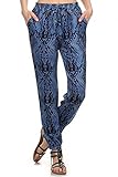 Sassy Apparel Womens Aztec Print Trendy and Stylish Jogger Pants with Drawstring