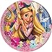 3017; 8 platos de cartón 23cm DISNEY RAPUNZEL; ideal para fiestas y cumpleaños
