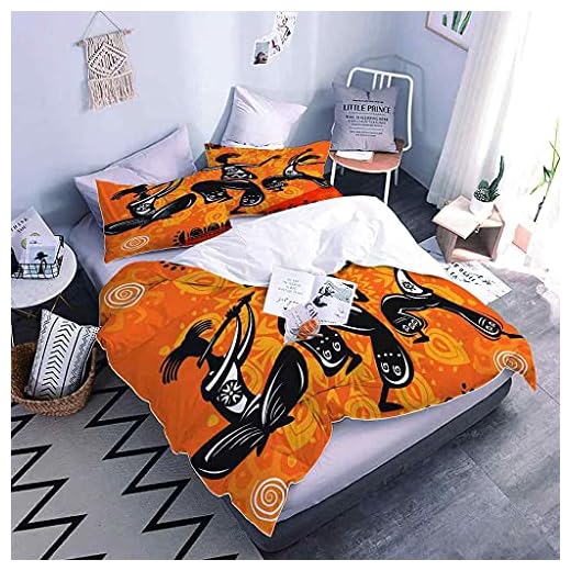 Sängkläder set 3D barn dubbelsängkläder ballerina lättskött påslakan och örngott dubbel (200 x 200 cm), 3 delar set 1 del påslakan + 2 delar matchande örngott