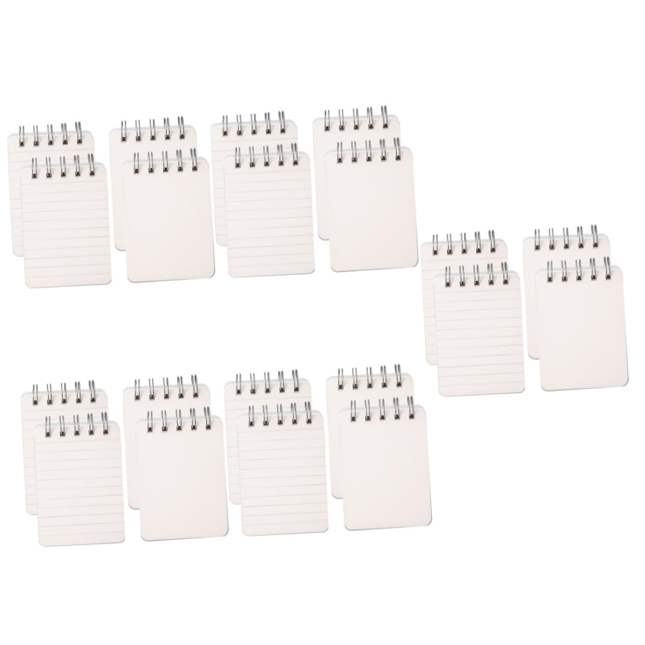 VILLCASE 5 Ensembles Mini Carnet De Notes Petits Carnets En Vrac Le Carnet Mini Bloc-Notes Bloc-Notes De Poche Cahiers Pour L'École Mini Carnet Vierge Sous Vide Cahier À 4 pièces * 5