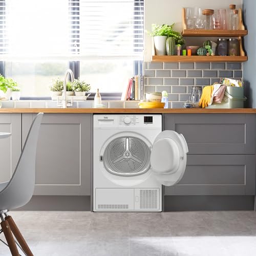 Beko DTLCE80051W Tumble Dryer | 8 kg Capacity Condenser Dryer | White Colour | B Energy Class - Image 7