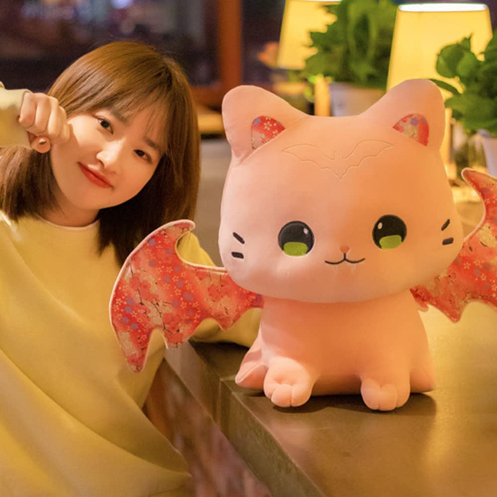 stuffed cat with wings