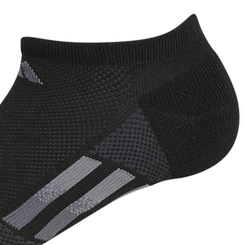 adidas Women's Superlite Stripe 3.0 No Show Socks (3-Pair) Low Profile Athletic Fit with Arch Compression4