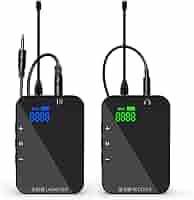 Sistema Auricolare Wireless 1 Trasmettitore 2 Ricevitori - Audio Premium, 30 M Portata