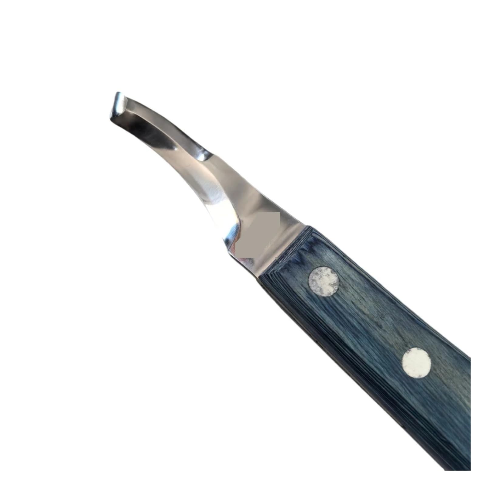 Cuchillo De Herradura 25 Pulgadas, Recortador Pezuñas For Ganado Y Ovejas, Diseño Mano Izquierda Derecha Acero Inoxidable, Corte Con Mango Madera(Guillotine)